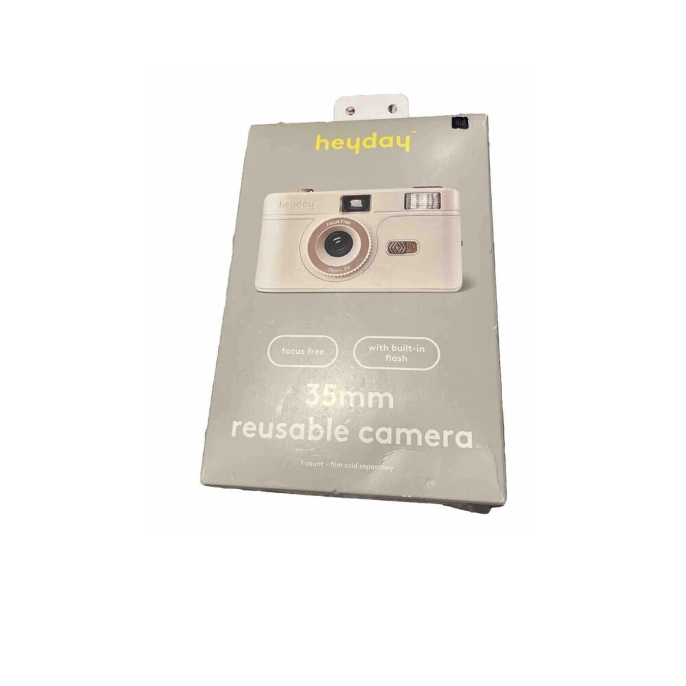 Heyday 35MM Camera with Built-in Flash Soft White -NEW (SEE PHOTOS)
